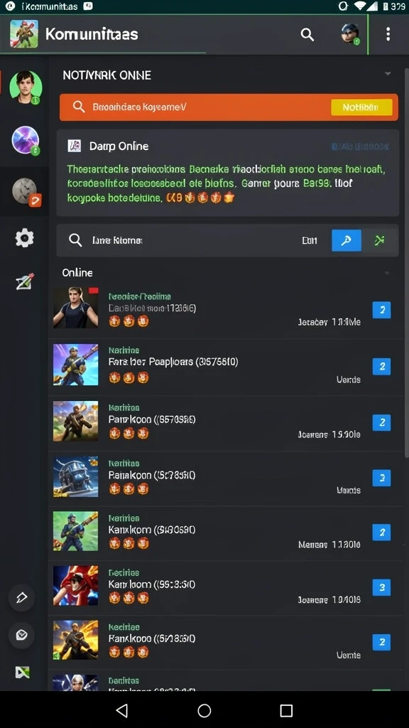 Tampilan antarmuka yang user-friendly dan intuitif.