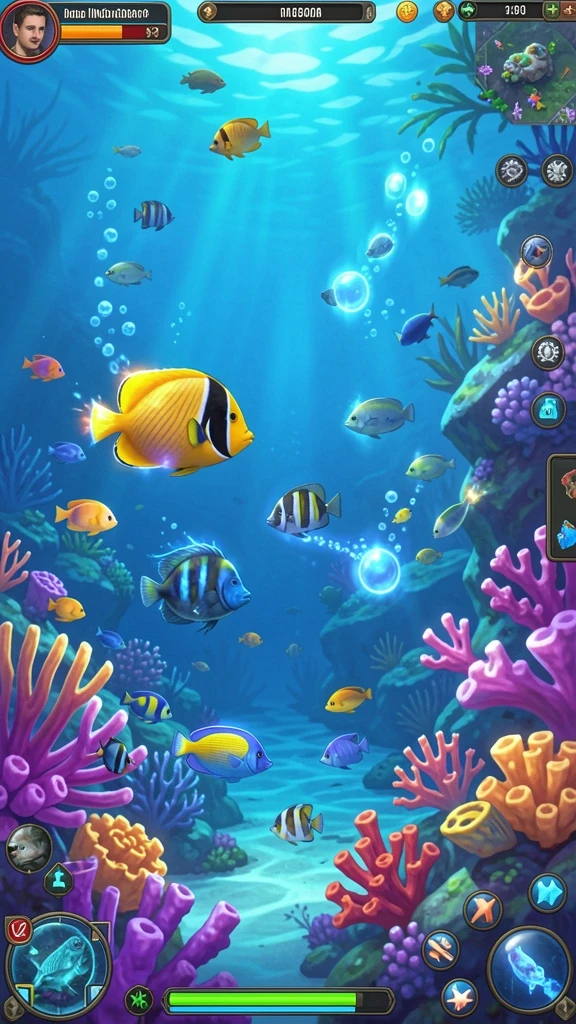 Screenshot ketiga mengilustrasikan salah satu level menantang dalam game.