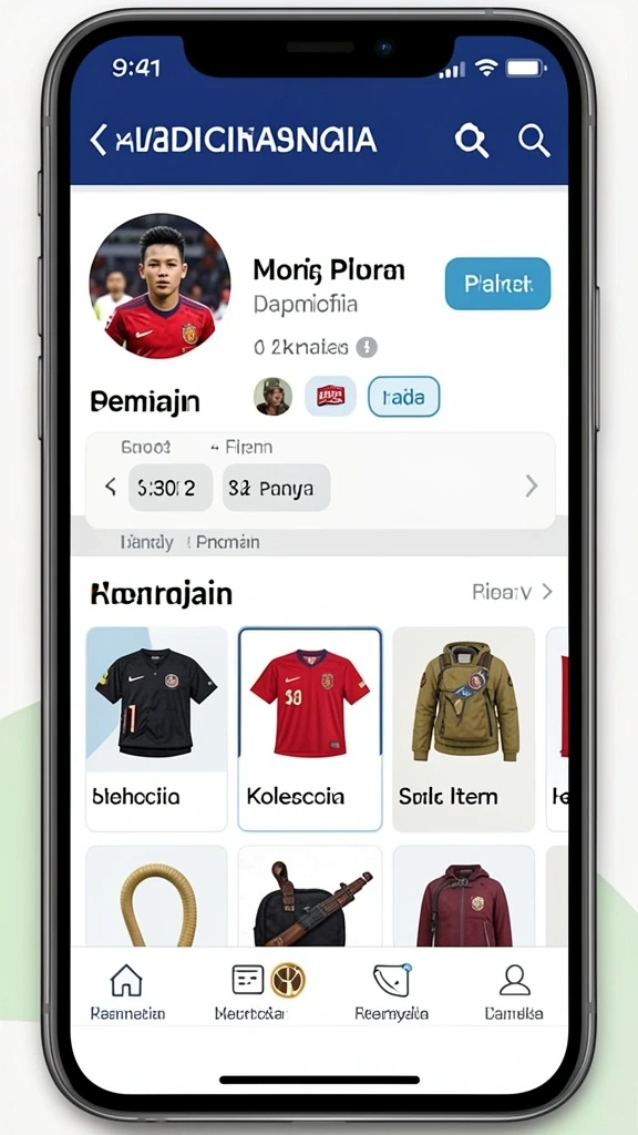 Tampilan awal AN777 yang menarik dan intuitif.