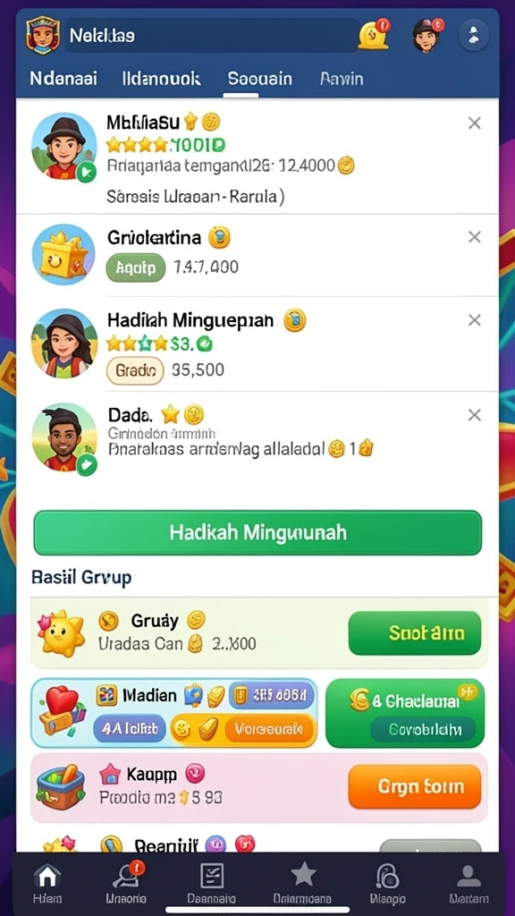 Tampilan utama aplikasi BAJAJ4D yang menarik dan mudah dipahami.