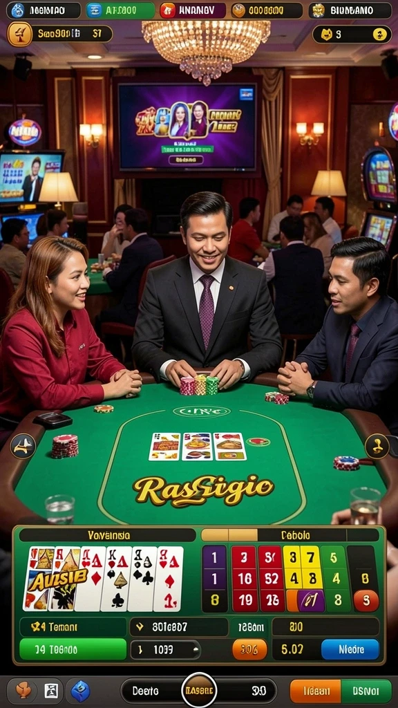Tampilan antarmuka yang menarik dan colorful.