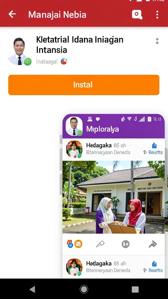 Tampilan antarmuka yang segar dan modern.