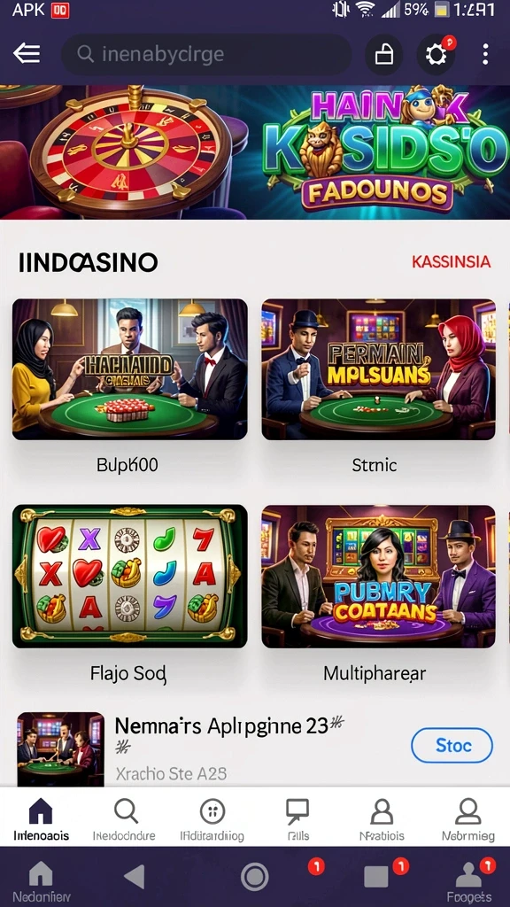 Tampilan antarmuka yang menarik dan user-friendly.