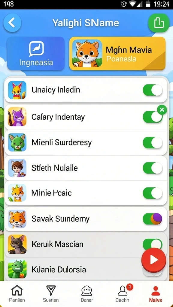 Tampilan antarmuka yang user-friendly dan menarik.