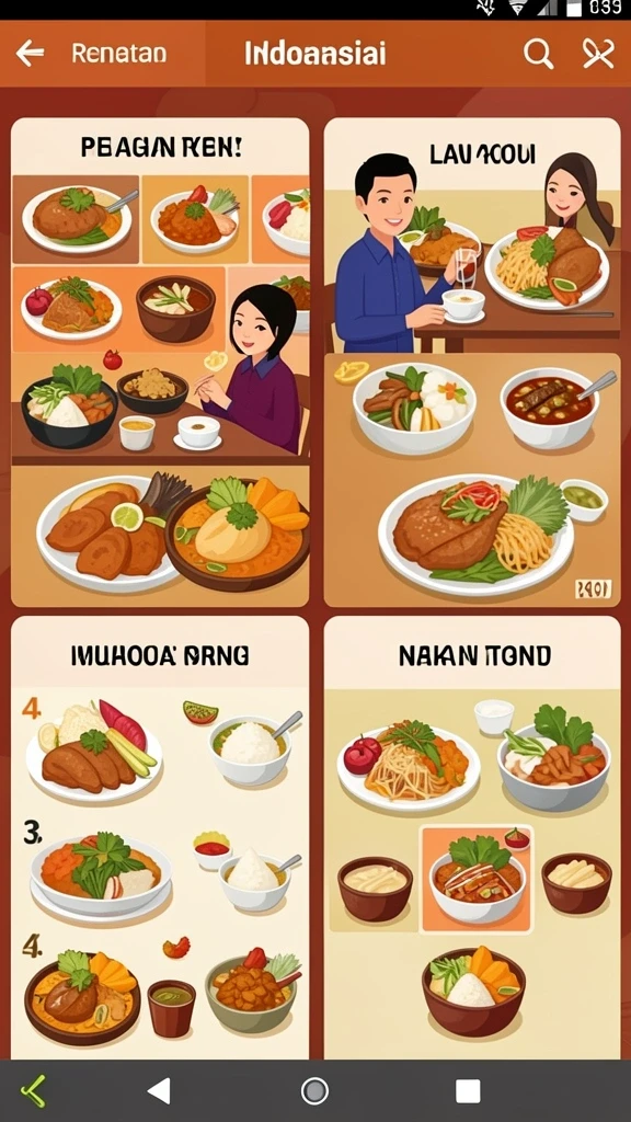 Menu permainan yang mudah dipahami dan dinavigasi.