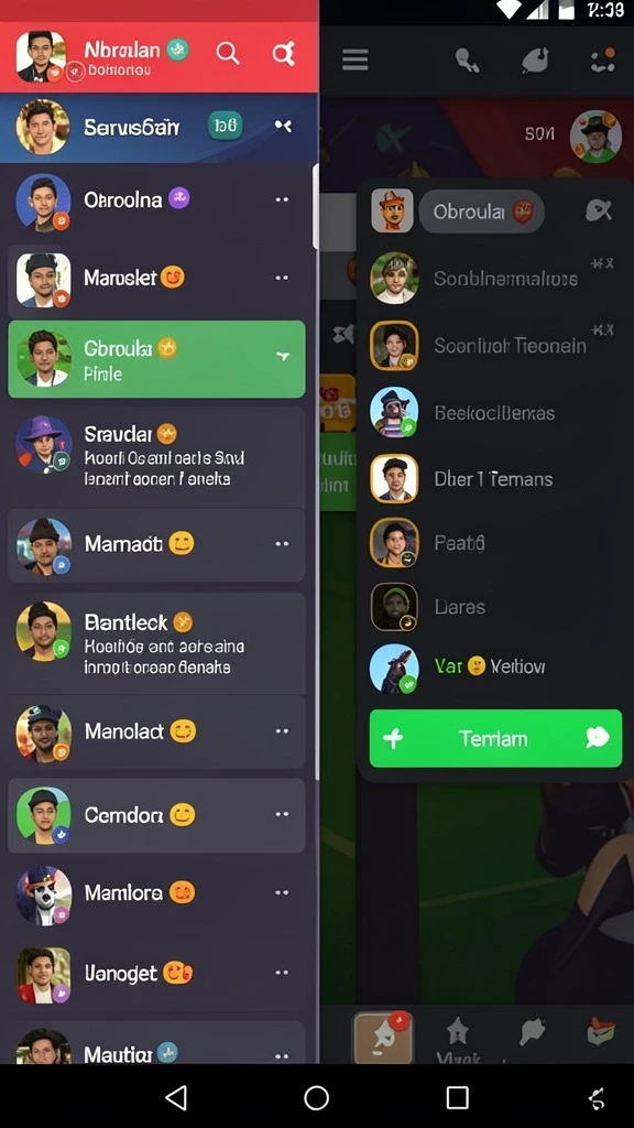 Fitur multiplayer yang memungkinkan bermain bersama teman.