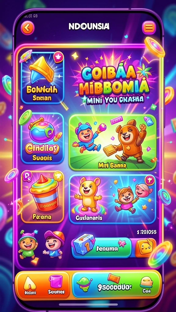 Berbagai pilihan permainan yang dapat dimainkan.