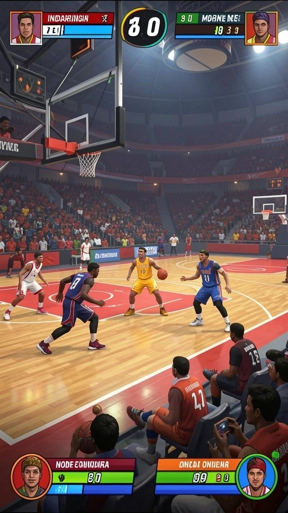 Fitur multiplayer yang memungkinkan bermain dengan teman.