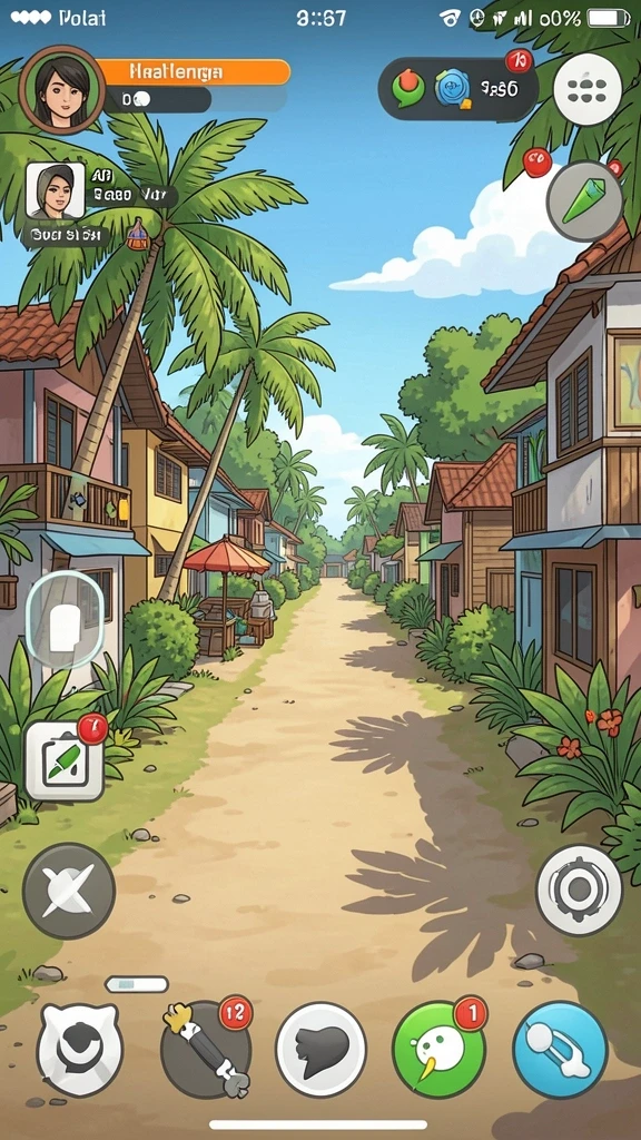 Petualangan yang seru setiap kali pemain menyelesaikan level.