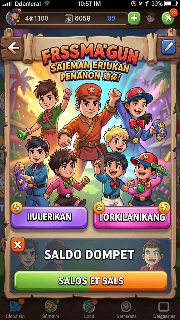 Tampilan utama JABARTOTO dengan menu navigasi yang jelas.