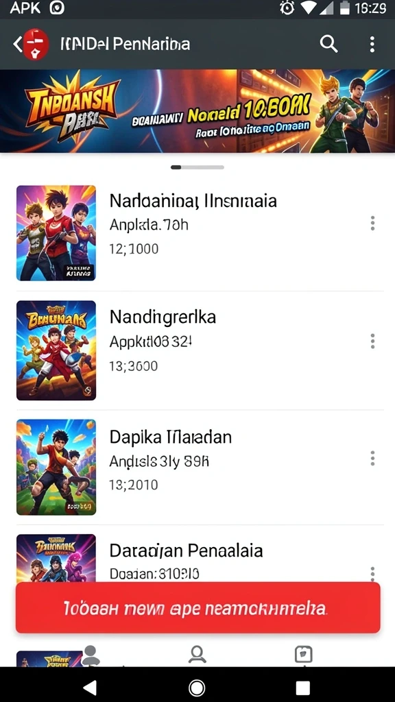 Tampilan awal yang memukau dan menarik.