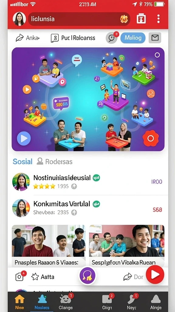Leaderboard untuk bersaing dengan pemain lain.