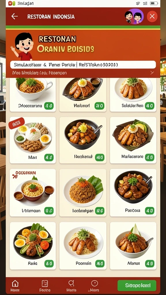 Karakter unik dengan kemampuan yang berbeda-beda.