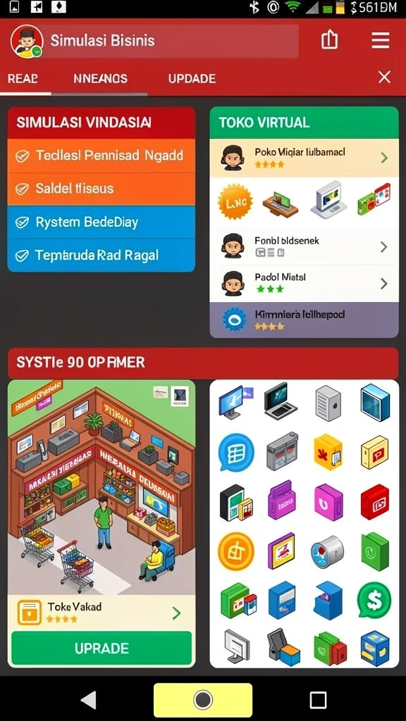 Tampilan antarmuka yang user-friendly.