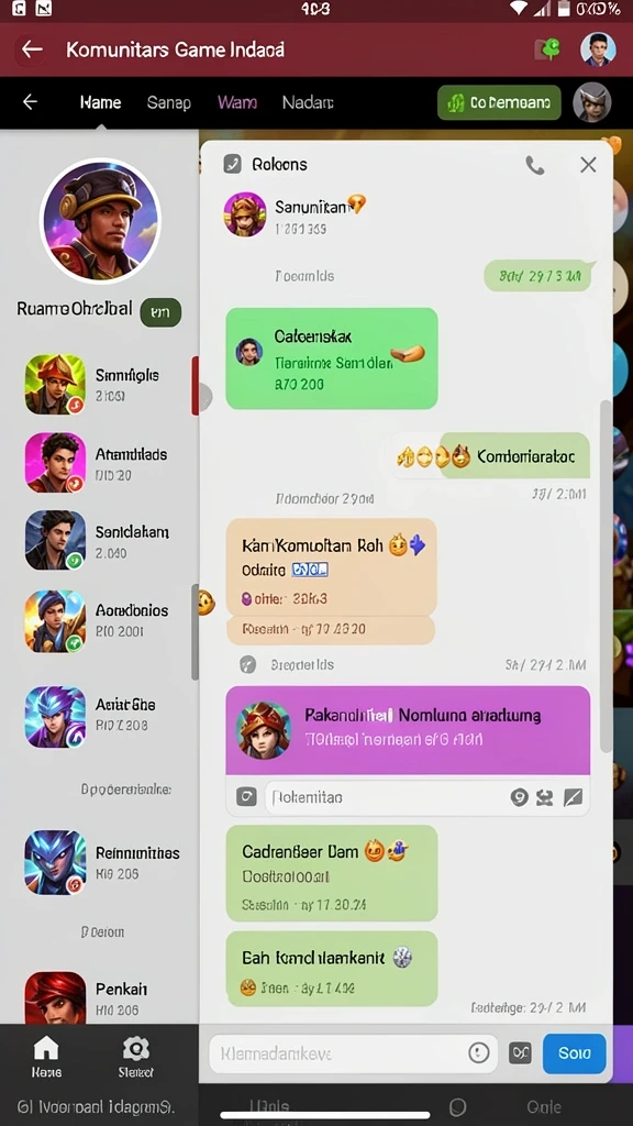 Momen seru saat menyelesaikan misi dalam game.