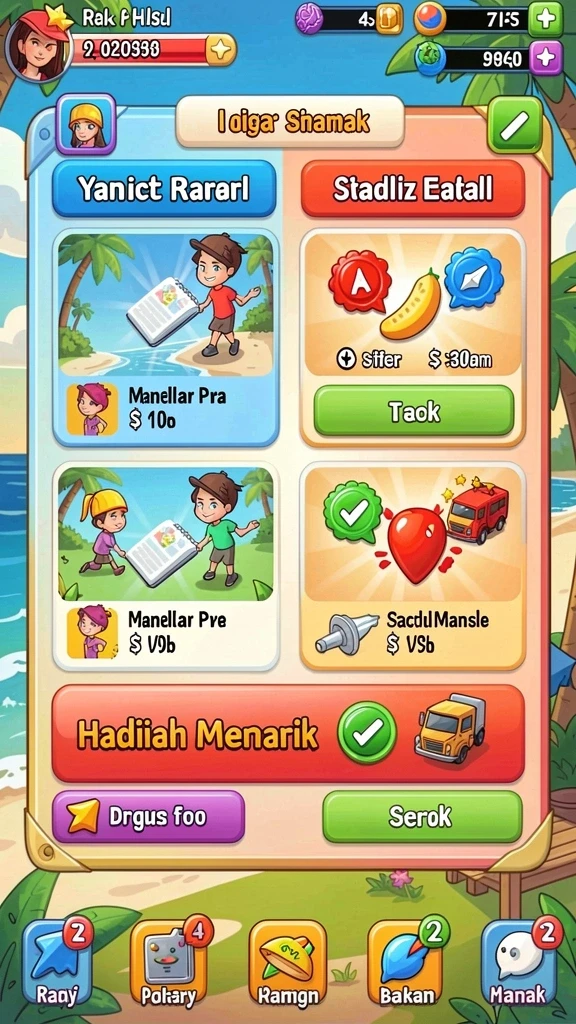 Tampilan antarmuka yang user-friendly dan mudah digunakan.