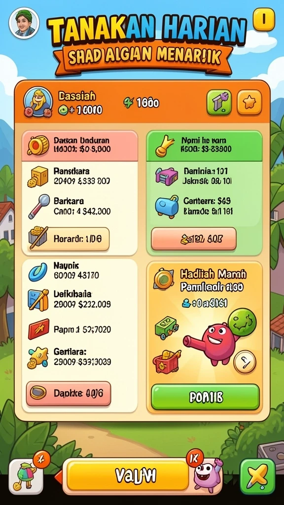 Level yang menantang dengan berbagai misi menarik.