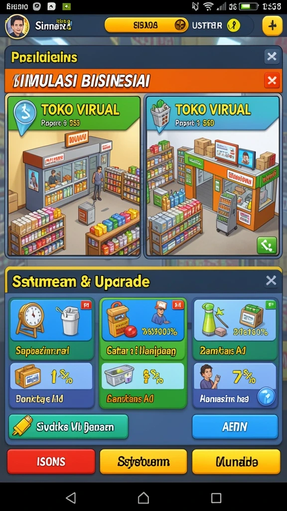Fitur multiplayer yang memungkinkan bermain dengan teman.