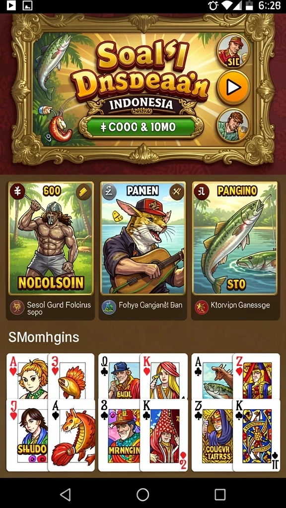 Gameplay seru dengan berbagai karakter.