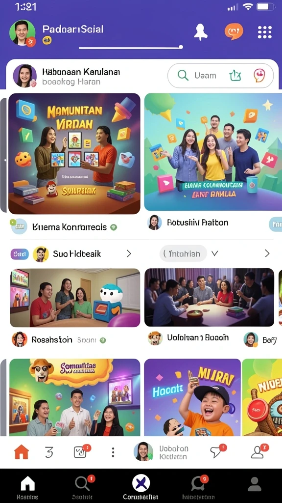 Tampilan antarmuka yang menarik dan user-friendly.