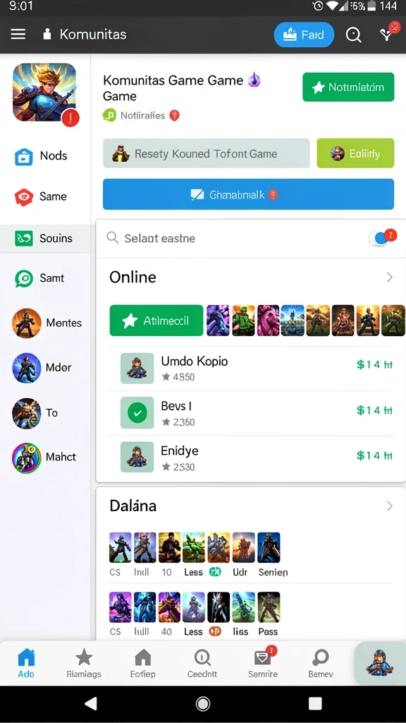 Mode multiplayer yang mengasyikkan untuk bermain bersama teman.