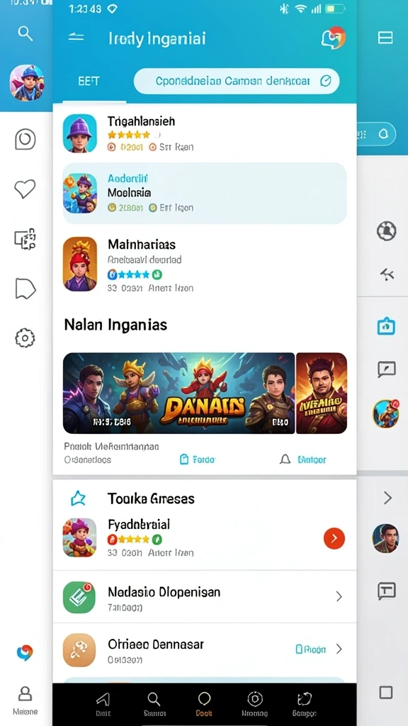 Tampilan permainan slot dengan grafis menawan.