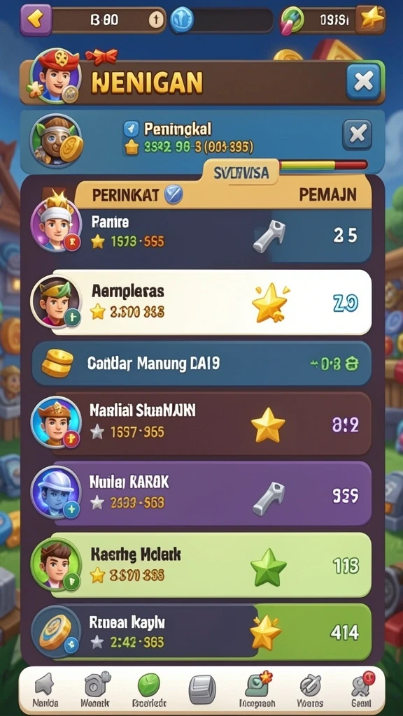 Tampilan antarmuka yang menarik dan mudah digunakan.