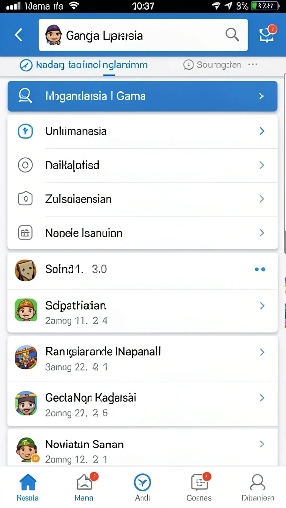 Fitur multiplayer yang memungkinkan permainan bersama teman.